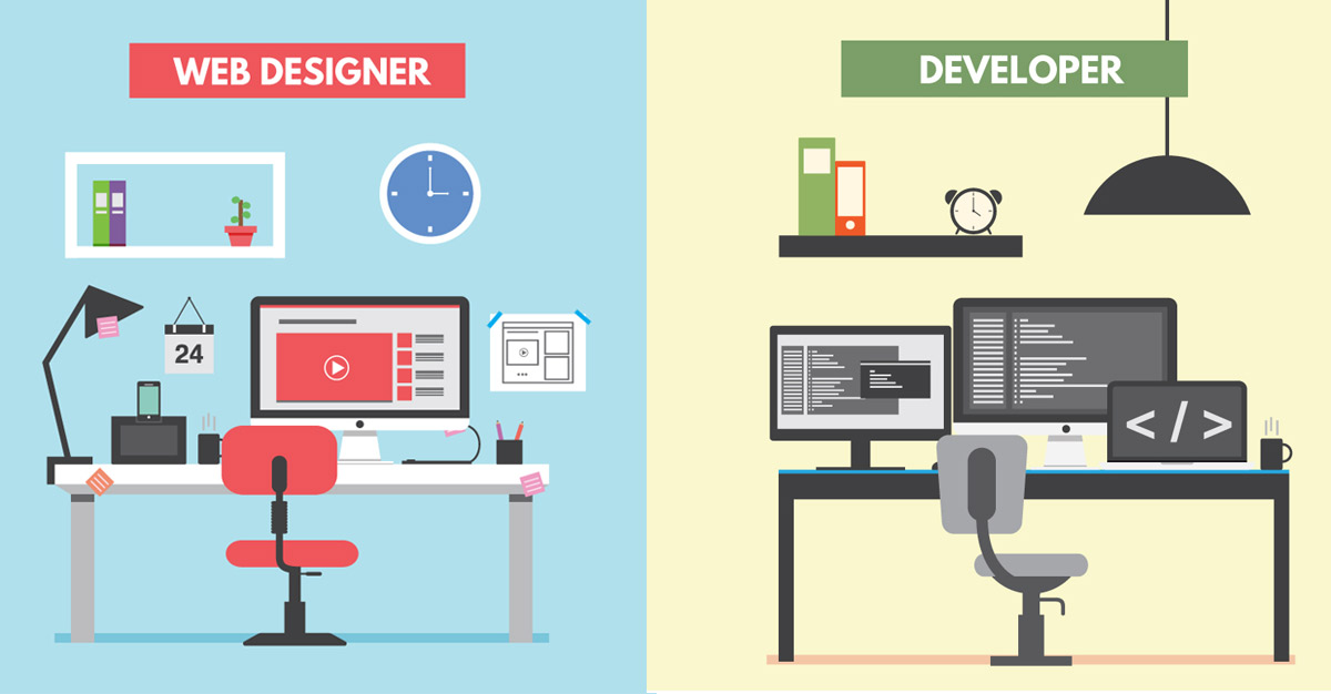 The Differences between Web Designer and a Web Developer?